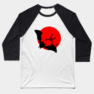 Pixel art vampire bat Baseball T-Shirt